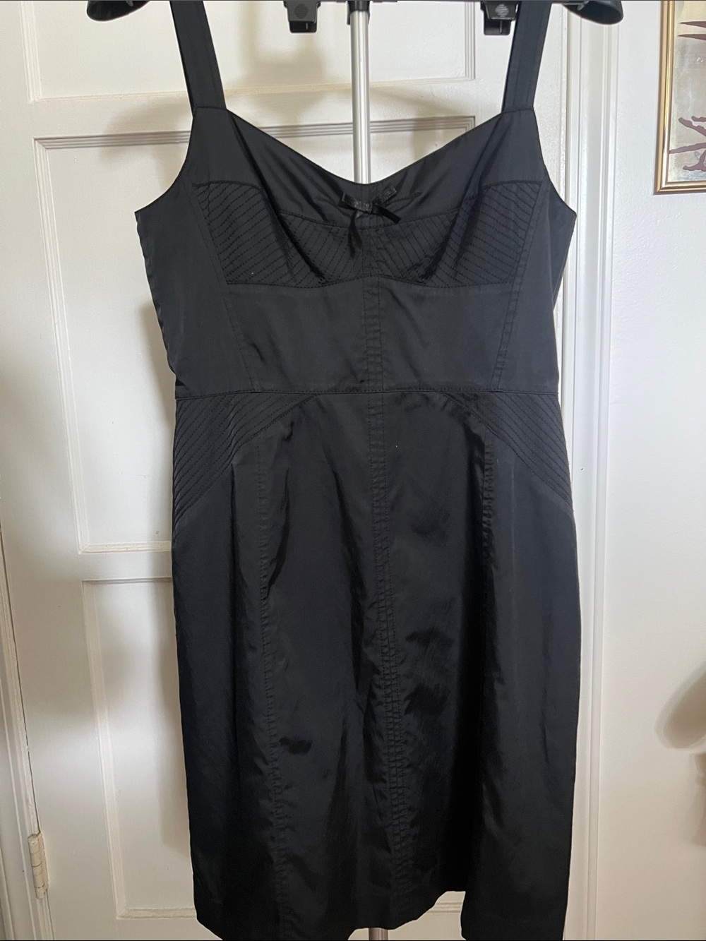 Y2K vintage Pintuck Cocktail dress - Banana Republic